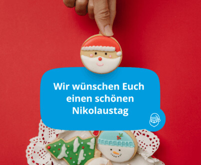 Wir wünschen Euch einen schönen Nikolaustag!