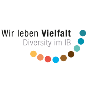 Logo Wir leben Vielfalt - Diversity im IB